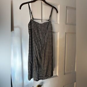 Collusion mini checker print dress